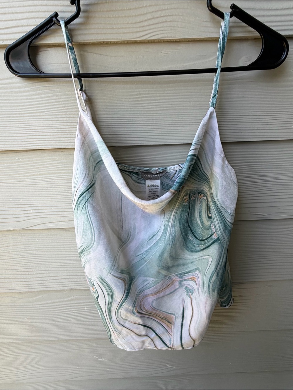 Sans Souci Marble Print Tank Top